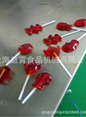 全自动棒棒糖机械设备 棒棒糖浇注线 双色棒棒糖线 免费提供工艺