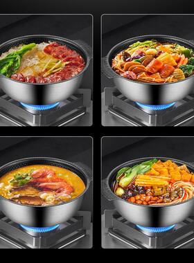 蜂窝不锈钢煲仔饭家用双耳泡面碗辅食碗烘焙小碗锅盆不粘锅通用