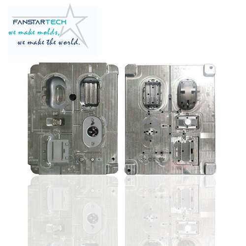 智能360°旋转可视门铃塑料模具扫地机器人外壳多腔注塑模具加工 - 图3