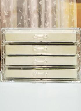 收纳盒首饰盒压力首饰戒指耳针项炼盒手镯收纳展示盒1020d