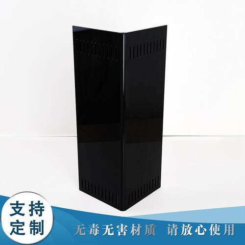 鱼缸伪直角溢流挡板上过滤L型鱼梳隔水泵压克力三重溢流拦鱼挡沙 - 图3