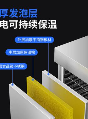 宴会保温餐车360°热风干湿循环酒店食堂月子中心冷藏送商用熟食