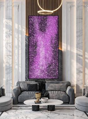 现代装饰画轻奢高级立体璀璨星河星空亚克力水钻实物装置艺术挂画