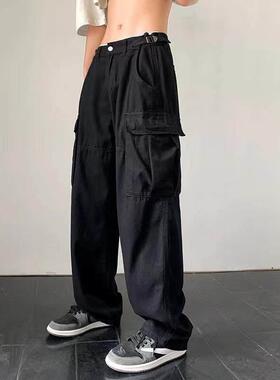 Women Cargo Straight Baggy Pants for Men Sweatpants Joggers