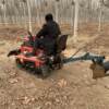 Ride-on diesel high-horsepower rotary tiller tracked self-propelled greenhouse garden micro tiller mountain garden tiller