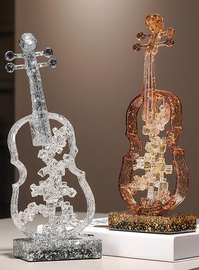 感琴艺小术摆件奢客厅入轻户玄关CS928160壁龛提电视酒装饰