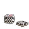 Nordic simple geometric print pouf futon living room balcony tatami mat floor mat thickened bay window mat
