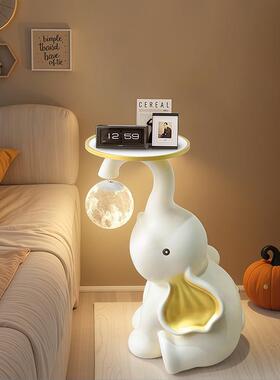 创意大象客厅大型落地摆电视件QUG装柜沙发奢旁托盘收纳轻高档饰