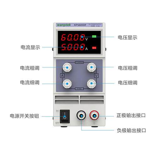 开关直流电源KPS1505DF/KPS303DF/KPS3010DF/KPS605DF高精度 - 图1