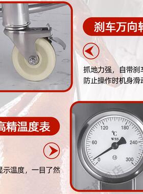 烤鸭炉 商用旋转全自动气碳两用木炭燃气850烤鸭烤鸡电烤箱电烤炉