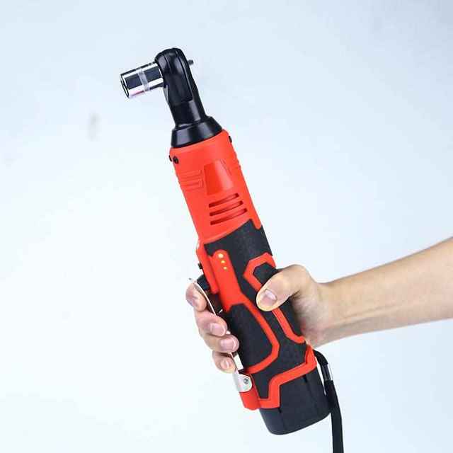 Wrench ratchet 90 angle electric truss charging degree stage lithium battery fast right angle rack tool wedding big