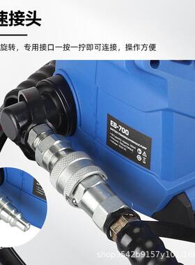 便携式电动液压泵站无线遥控油压泵充电液压泵超高压带数显70MPA