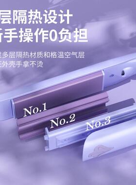 敏煌卷发棒大卷家用数显直卷两用直发器玉米烫夹板直发棒内扣夹板