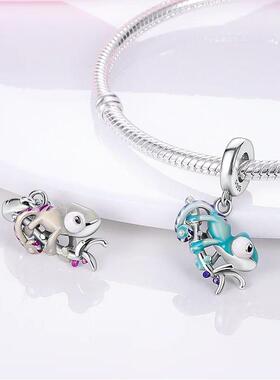 Firefly Charms Chameleon Animal Shape Pendant Beads Fits