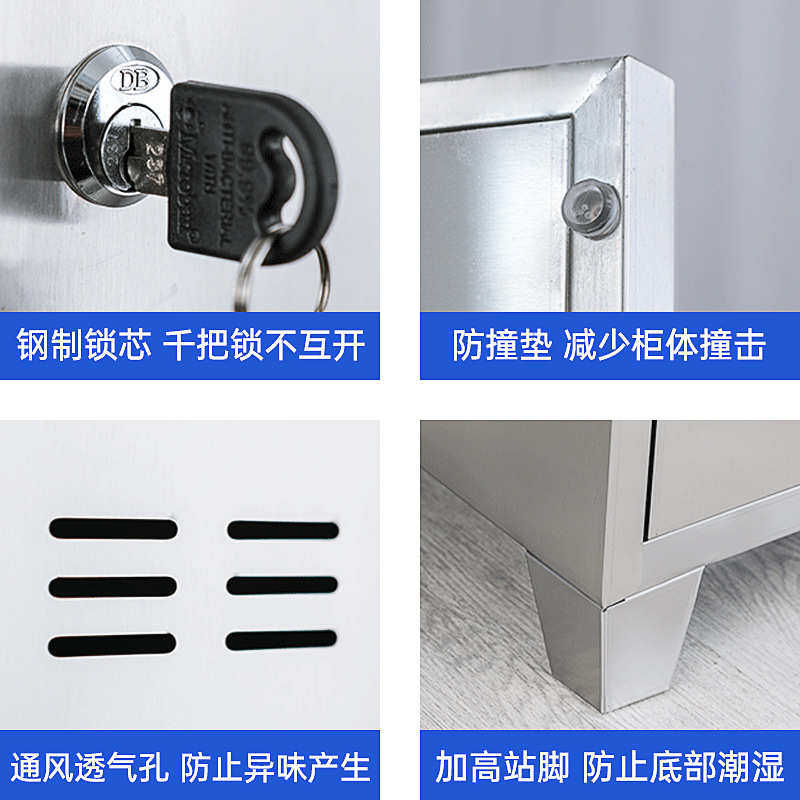 单位学校食堂多门餐盘多格餐具柜办公桌职工饭盒加厚不锈钢碗柜,淘宝优惠券,粉丝福利购,淘宝优惠卷