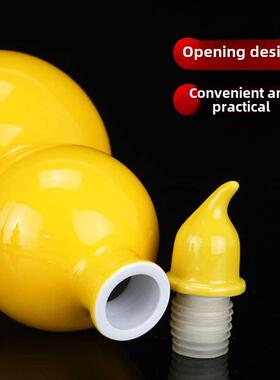 厨房西北角清仓陶瓷葫芦摆件干嘉角葫芦火龙瓶黄砾石摆件