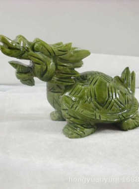 厂家批发 玉石南玉石龙龟小摆件 龙龟摆饰跑江湖地摊玉器货源批发
