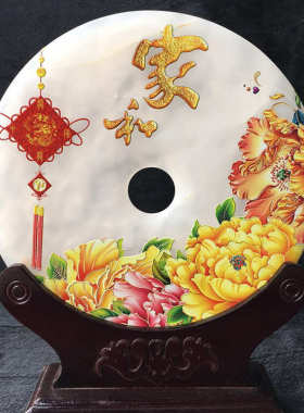 玉器玉石阿富汗高档3d平安 立扣白玉 体彩创意白玉工艺品天然摆件