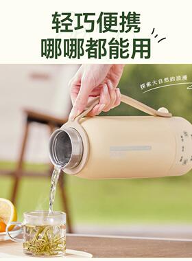 斗禾烧水杯保温加热杯小型办公室恒温杯可携式电热水杯旅行烧水壶