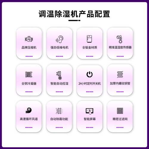 调温除湿机人防工程温室大棚实验室地下车库仓库车间工业除湿设备 - 图1