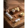 Tea cup rack, tea set storage rack, cup drain rack, bamboo whip drying cup rack, new house decoration, step by step bamboo ladder ornaments