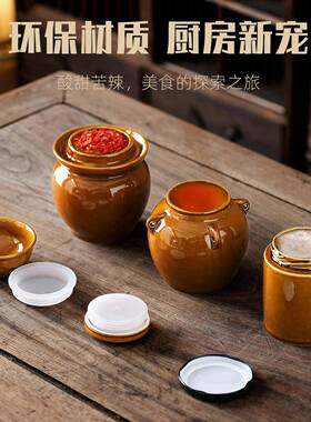 泡菜坛子土陶老式加厚酸菜腌菜泡菜罐家用小号水密封陶瓷咸菜缸