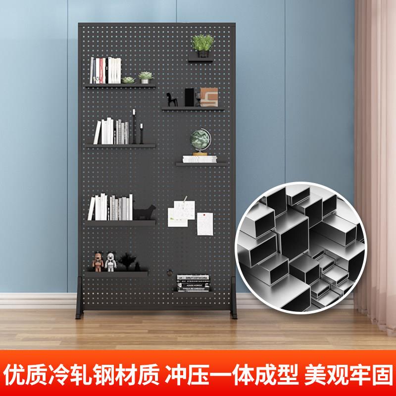 Vertical floor-to-ceiling hole board shelf mobile phone accessories jewelry rack display rack hardware tool hanging board supermarket storage rack