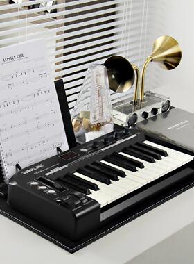 音乐主题装饰摆饰道具黑胶唱片乐谱摆件样板房书架书桌组合装饰品