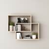 Storage rack wall-mounted bookshelf rack restaurant wall-mounted bedroom storage cabinet shelf load-bearing simple PBG wall approx.