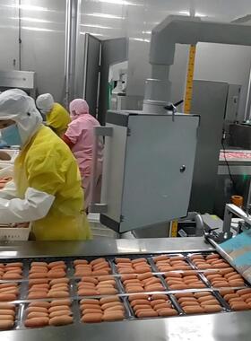 香肠加工成套设备 红肠腊肠生产流水线 全自动液压灌肠机