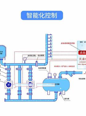 二次供水设备无负压叠压供水设备变频恒压给水设备供水泵组