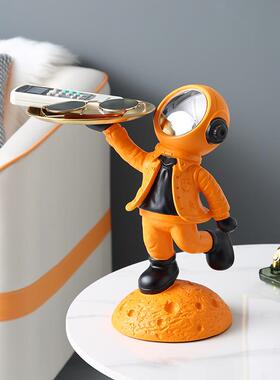 北欧创电托盘客厅视意ks6812柜玄关钥匙收纳宇航员太空人摆家件居