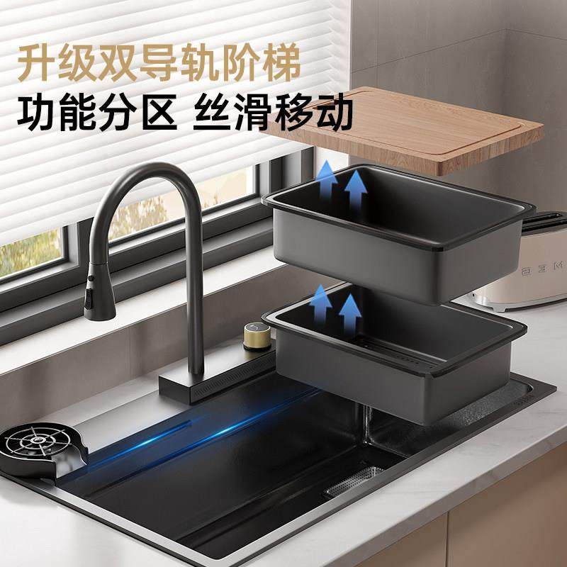 正品厨房304不锈钢手工火山锤纹水槽大单槽台下家用洗碗池洗菜盆,淘宝优惠券,粉丝福利购,淘宝优惠卷