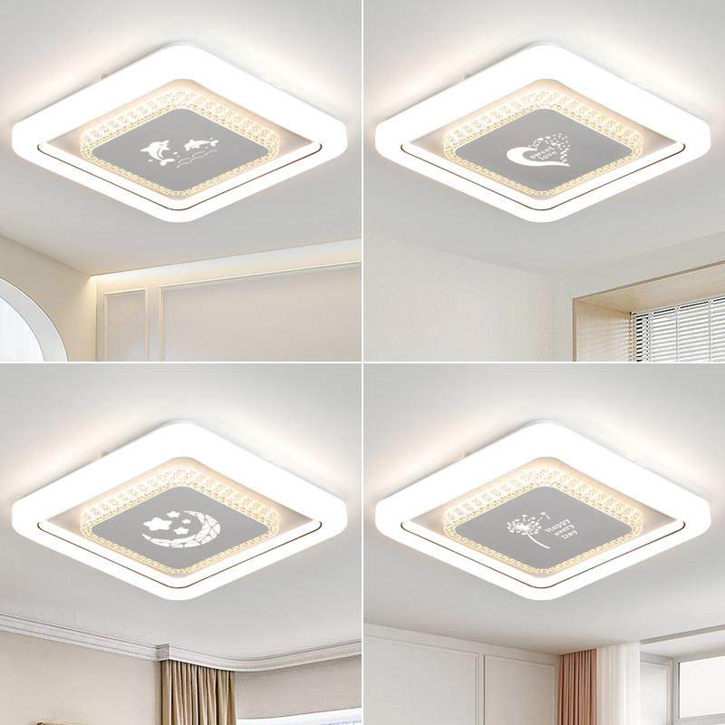 网红卧室灯LED吸顶灯现代简约大气客厅灯餐厅主卧房间灯创意灯具,淘宝优惠券,粉丝福利购,淘宝优惠卷