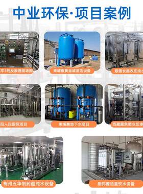 反渗透16设纯净水设备软化自动备去离子业工纯水机大型水净水器设