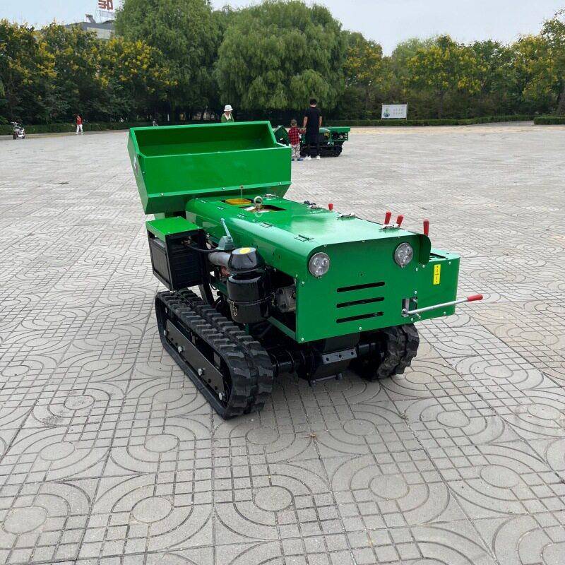 Household self-propelled fruit tree trenching machine, crawler-type mountain hill trenching machine, pastoral management micro-tiller
