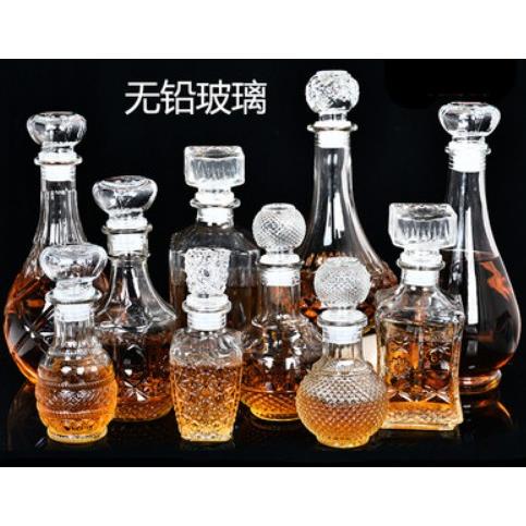 泡酒专用玻璃瓶工艺装小泡酒瓶白红酒密封空瓶子家用储存酒高档