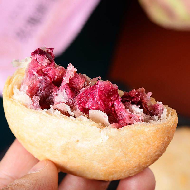 王小墨鲜花饼云南特产正宗玫瑰鲜花饼传统糕点点心零食休闲小吃,淘宝优惠券,粉丝福利购,淘宝优惠卷