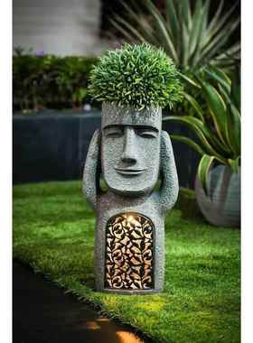 跨境新款亚马逊复活节花盆摆件