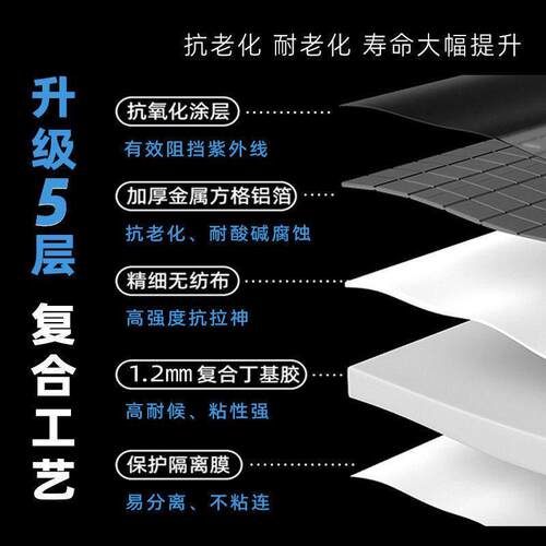 德国丁基防水胶带强力防补漏王水管修补高粘度密封贴耐高温抗老化 - 图0