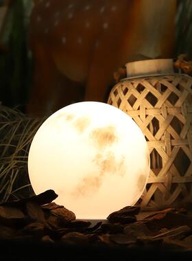 景装观装饰别庭院饰灯月球造灯24110716景氛围咖墅啡厅民宿餐厅装