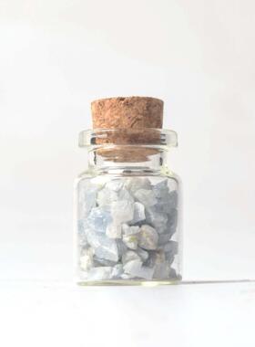 许愿瓶厂家水晶碎石原石装饰摆件