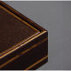 Famous Xiangfei bamboo jewelry box embroidery box side plum storage box Japanese bamboo bamboo box old bead collection box