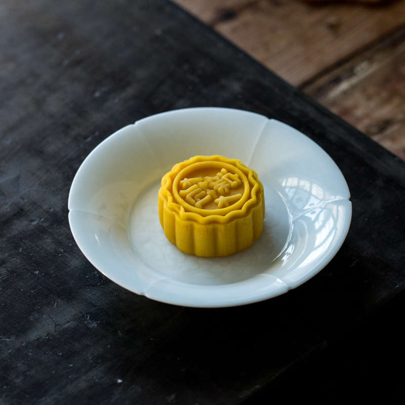 影青紫砂壶承青瓷圆形干泡台茶壶底座点心茶点盘陶瓷茶盘果盘供盘 - 图1