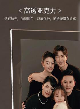 相框定制照片摆台打印全家福相片洗情侣婚纱照结婚照做成画框装裱