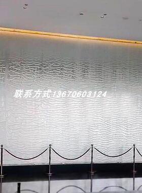 金属网水幕钢丝网水帘水幕墙流水屏风室内外水帘投影景观喷泉瀑布