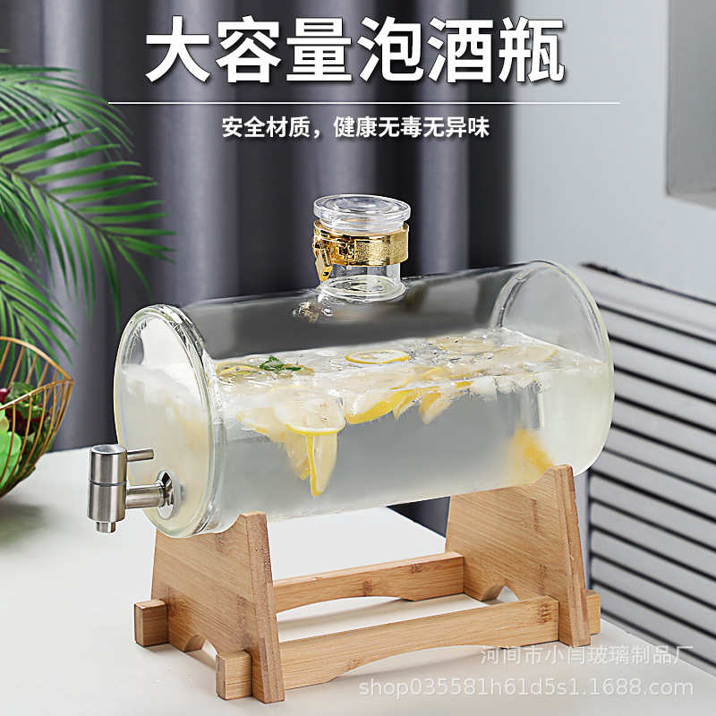 青梅酒罐 泡酒瓶 卧式高硼硅泡酒瓶 - 图2