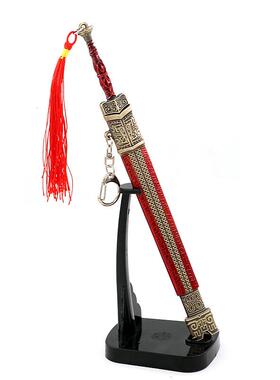 永劫-无间游戏周边近战兵器模型长剑定秦剑带鞘武器模型工艺品