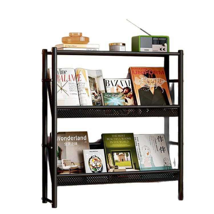 书桌旁多层置物架落地中古风多层架子收纳墙上金属薄柜超薄墙边柜,淘宝优惠券,粉丝福利购,淘宝优惠卷