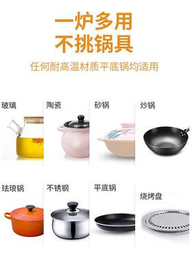 惠当家分离式电炒菜炒锅家用电煮锅两件式蒸炖一体铸铁多功能电锅